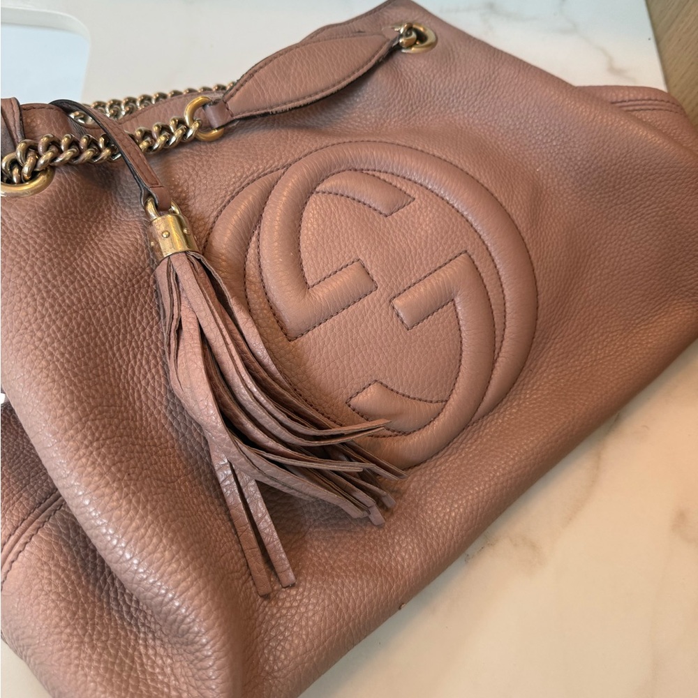 Gucci Soho Interlocking G Leather 2way Bag - Picture 3 of 4